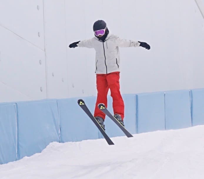 Skiing — jumping
